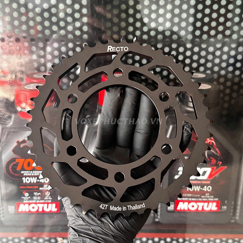 DĨA RECTO LASER LSD09 42T EXCITER 150 / EXCITER 155 / TFX 150 / FZ 150I / R15 V1 V2