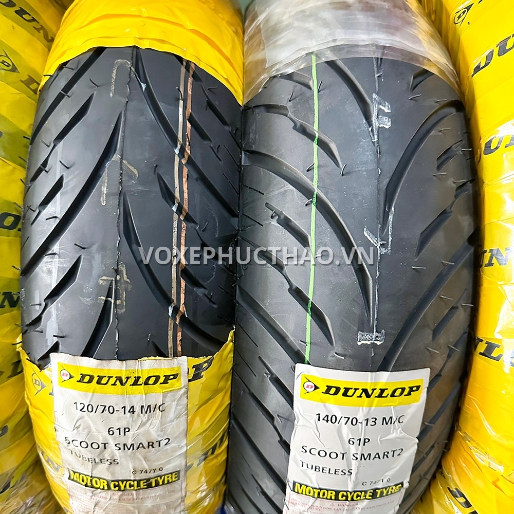 DUNLOP SCOOT SMART 2 120/70-14 TL - 140/70-13 TL