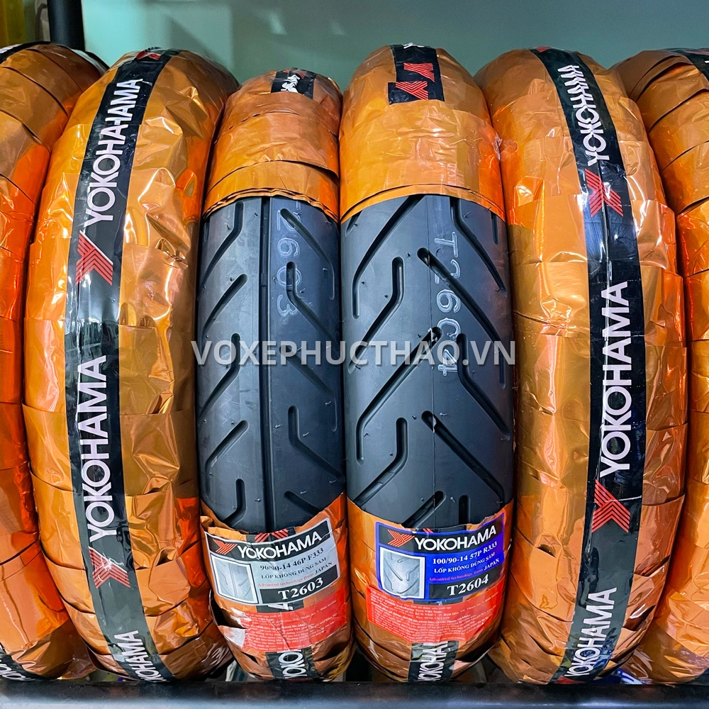 YOKOHAMA SAMURAI (S333) Vỏ trước 90/90-14 TL, vỏ sau 100/90-14 TL