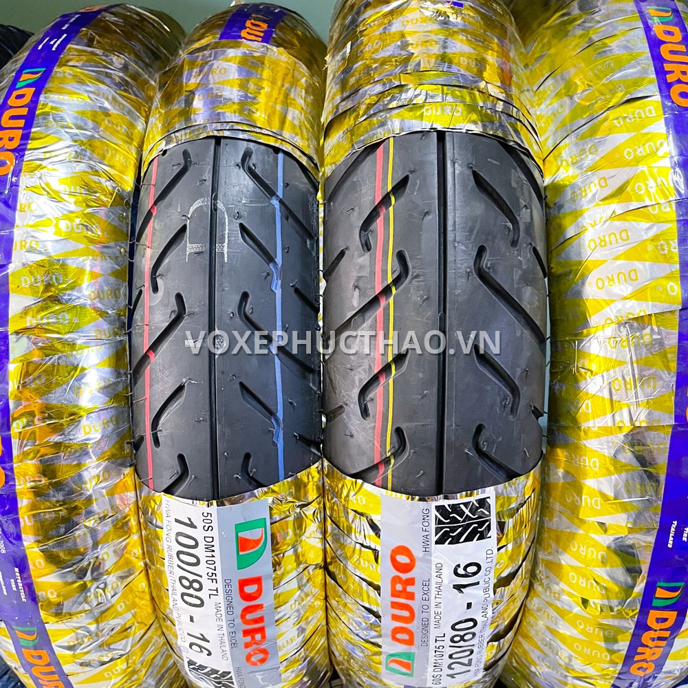 DURO DM1075 100/80-16 TL - 120/80-16 TL