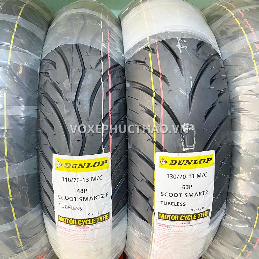 DUNLOP SCOOT SMART 2 110/70-13 TL - 130/70-13 TL