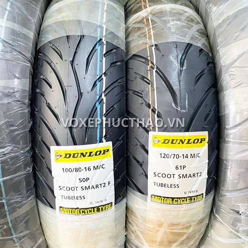 DUNLOP SCOOT SMART 2 100/80-16 TL - 120/70-14 TL