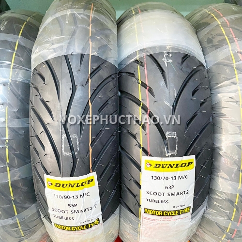 DUNLOP SCOOT SMART 2 110/90-13 TL - 130/70-13 TL
