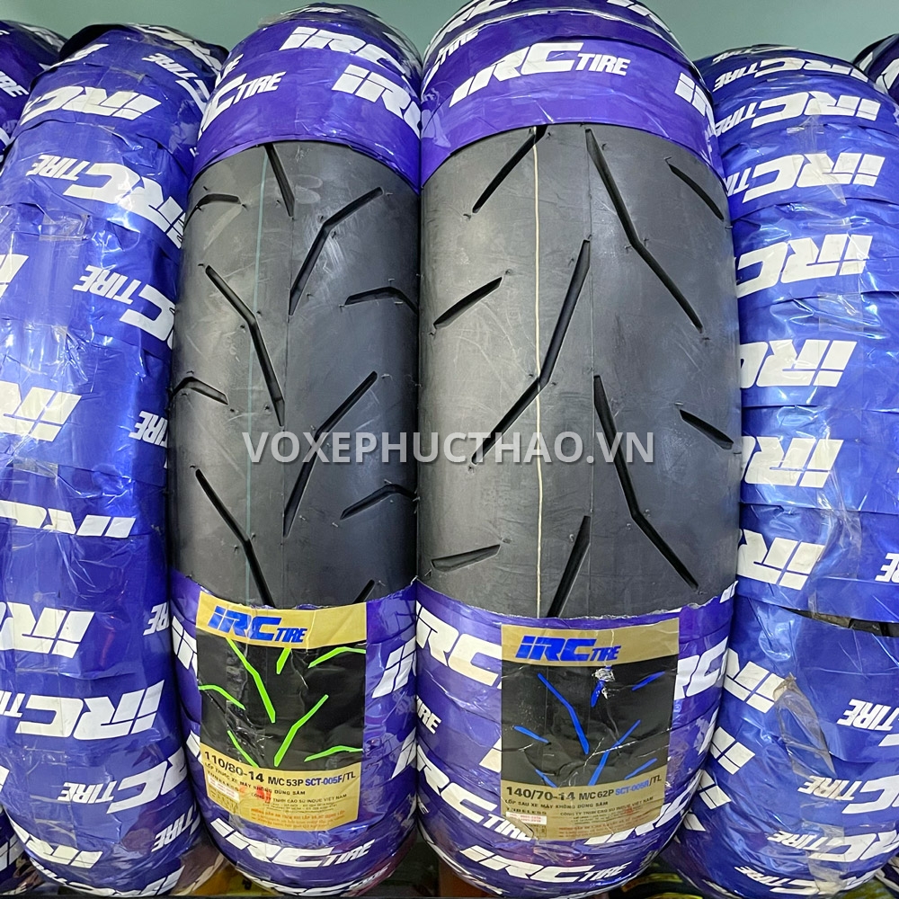 IRC SCT005 110/80-14 TL - 140/70-14 TL