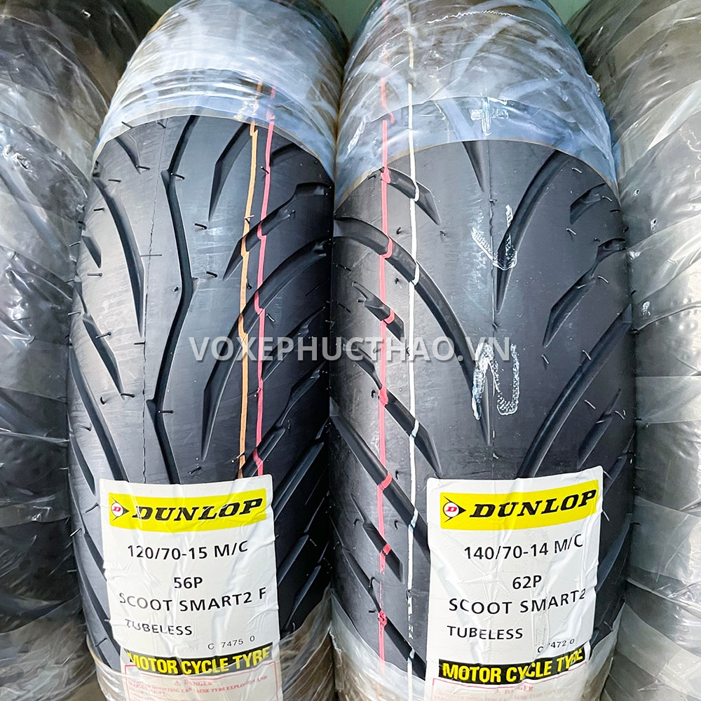 DUNLOP SCOOT SMART 2 120/70-15 TL - 140/70-14 TL