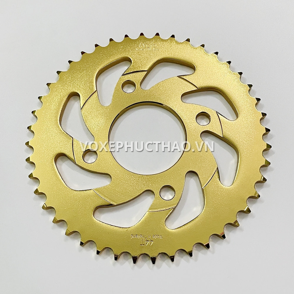DĨA RECTO 44T WINNER V1 / WINNER X / SONIC / CB150 VERZA / CBR150R 2011 - 2015 (GOLD)
