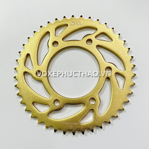 DĨA RECTO 42T EXCITER 150 - EXCITER 155 - TFX 150 - FZ 150I - R15 V1 V2 (GOLD)