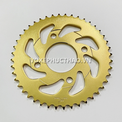 DĨA RECTO 44T WINNER V1 / WINNER X / SONIC / CB150 VERZA / CBR150R 2011 - 2015 (GOLD)