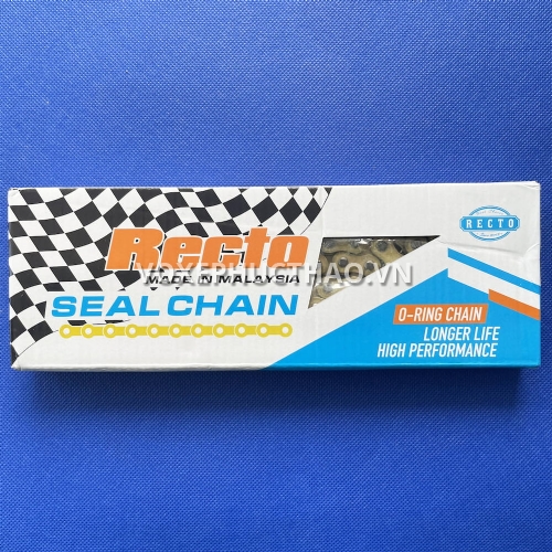 SÊN RECTO VÀNG PHỐT CAO SU 428 - 124 MẮT 9 LY