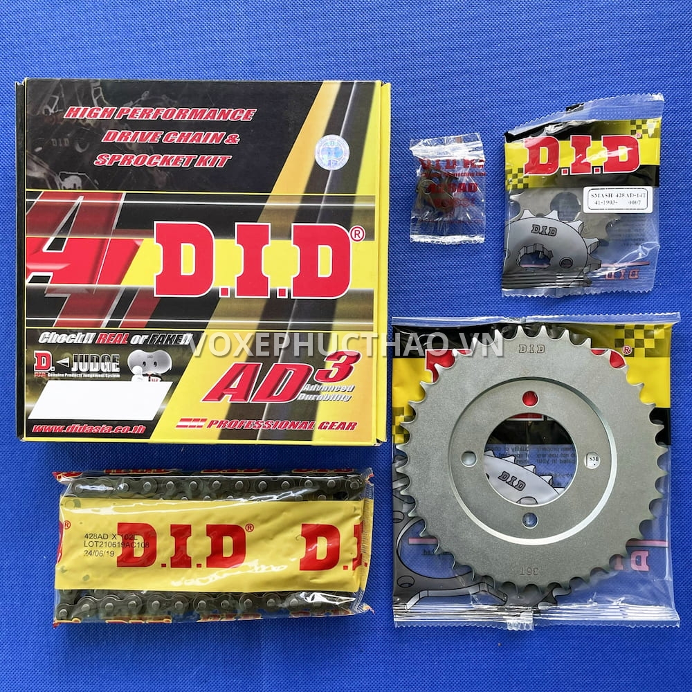 NHÔNG SÊN DĨA DID XBIKE / SMASH 9 LY