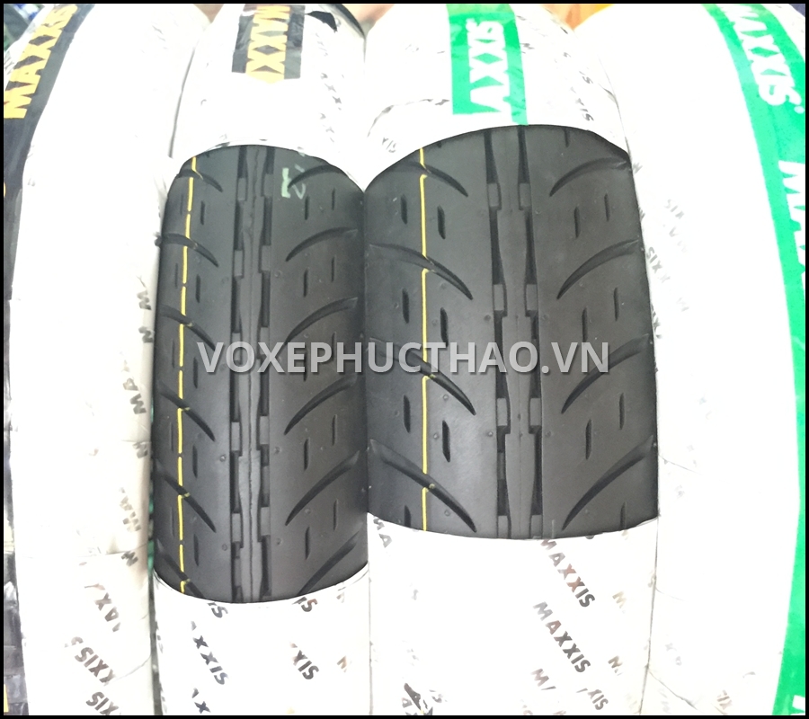 MAXXIS Vỏ trước 80/90 15 TL, vỏ sau 100/80 14 TL