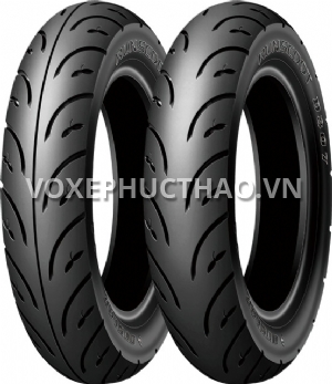 DUNLOP D307 Vỏ trước 80/90-14 TL, vỏ sau 90/90-14 TL
